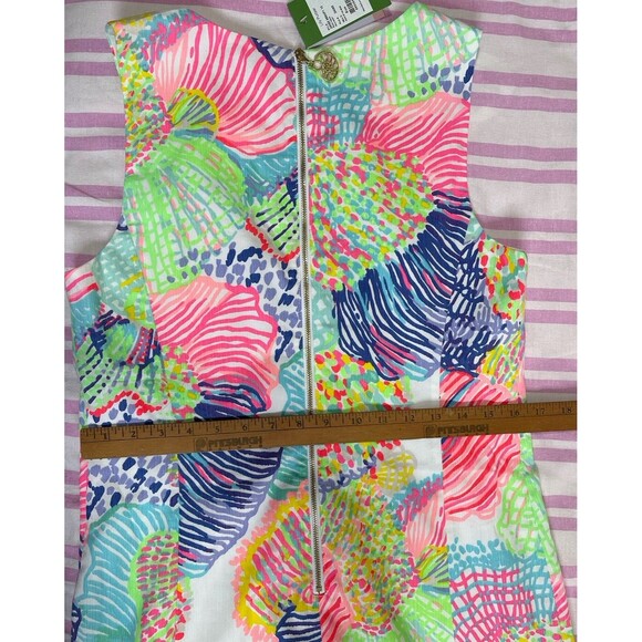 LILLY PULITZER Roar Of The Sea " MILA" SLEEVELESS SHIFT DRESS SIZE 10 $178 New! - Picture 12 of 13